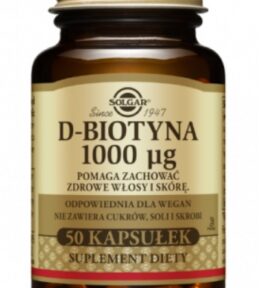D-Biotyna Solgar 1000 μg