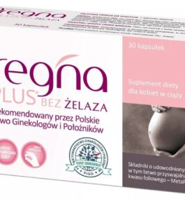 Witaminy dla kobiet w ciąży Pregna Plus bez żelaza
