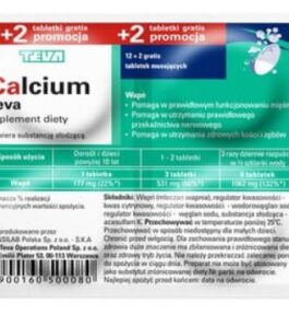 Wapń Calcium Teva