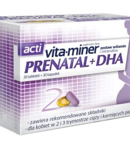 Witaminy dla kobiet w ciąży acti vita-miner Prenatal + DHA