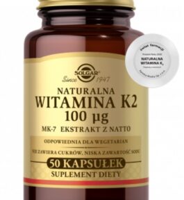 Naturalna witamina K2 Solgar