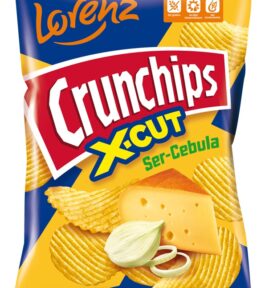 Chipsy Crunchips X-Cut ser-cebula