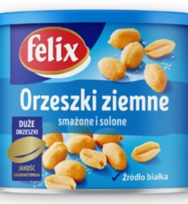 Orzeszki ziemne smażone i solone Felix