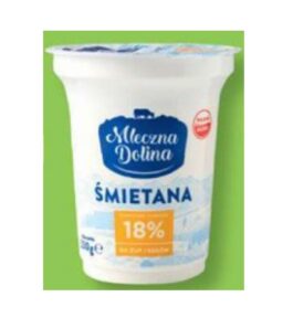 śmietana 18 biedronka