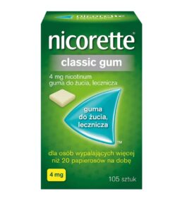 guma do żucia Nicorette